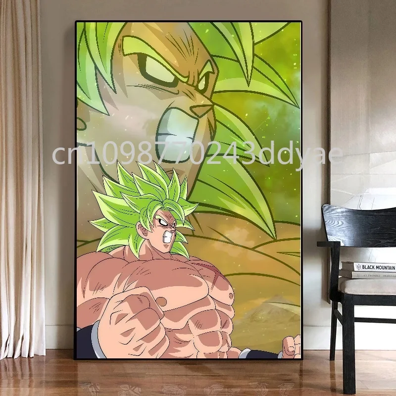 Anime Dragon Ball Super Saiyan Goku HD affiche impression toile peinture de haute qualité salon chambre décoration murale peinture