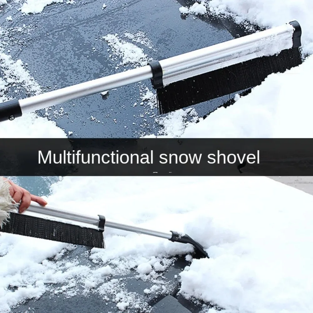 

Car Multifunctional Snow Removal Shovel Car Snow Brush Winter Snow Clearing Tool Winter Defrosting Deicing Telescopic Snow Shove