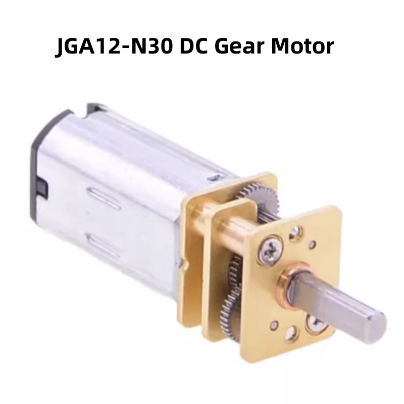 

6V12V JGA12-N30 Micro DC Gear Motor Smart Lock Robot Low Speed High Torque DIY Model