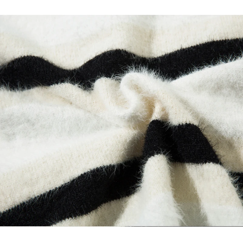 2025 NIEUWE Hip Hop Trui Unisex High Street Vlinder Geborduurde Gebreide Trui Mannen Vrouwen Losse Truien Y2K