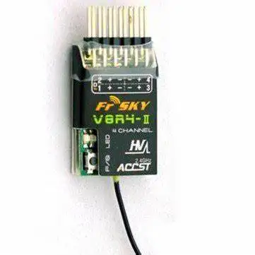 

Новый FrSky V8R4-II 2,4 ГГц 4-канальный приемник Порт данных RSSI ACCST приемник для DFT DJT DHT передатчик радиосистемы