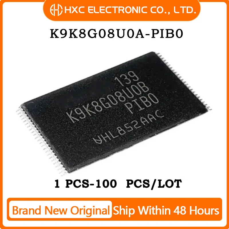 

Free Shipping 1PCS/10PCS/50PCS/100PCS K9K8G08U0A K9K8G08U0A-PIB0 TSOP48 Brand New Original IC CHIP