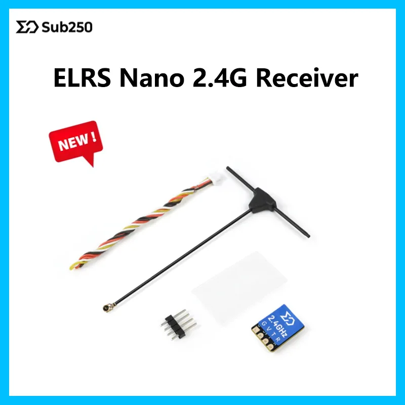 Sub250 elrs nano 2,4g 5v ipex1 empfänger suiable für diy rc fpv quadcopter drohne