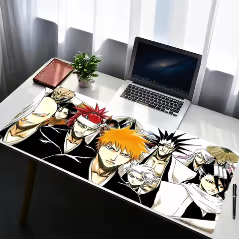 Mouse Pad PC Non Slip Cartoon Rubber B-bleach Mousepad Laptop Gamer Cabinet Keyboard Pad Office Computer Gaming Desk Mouse Mat