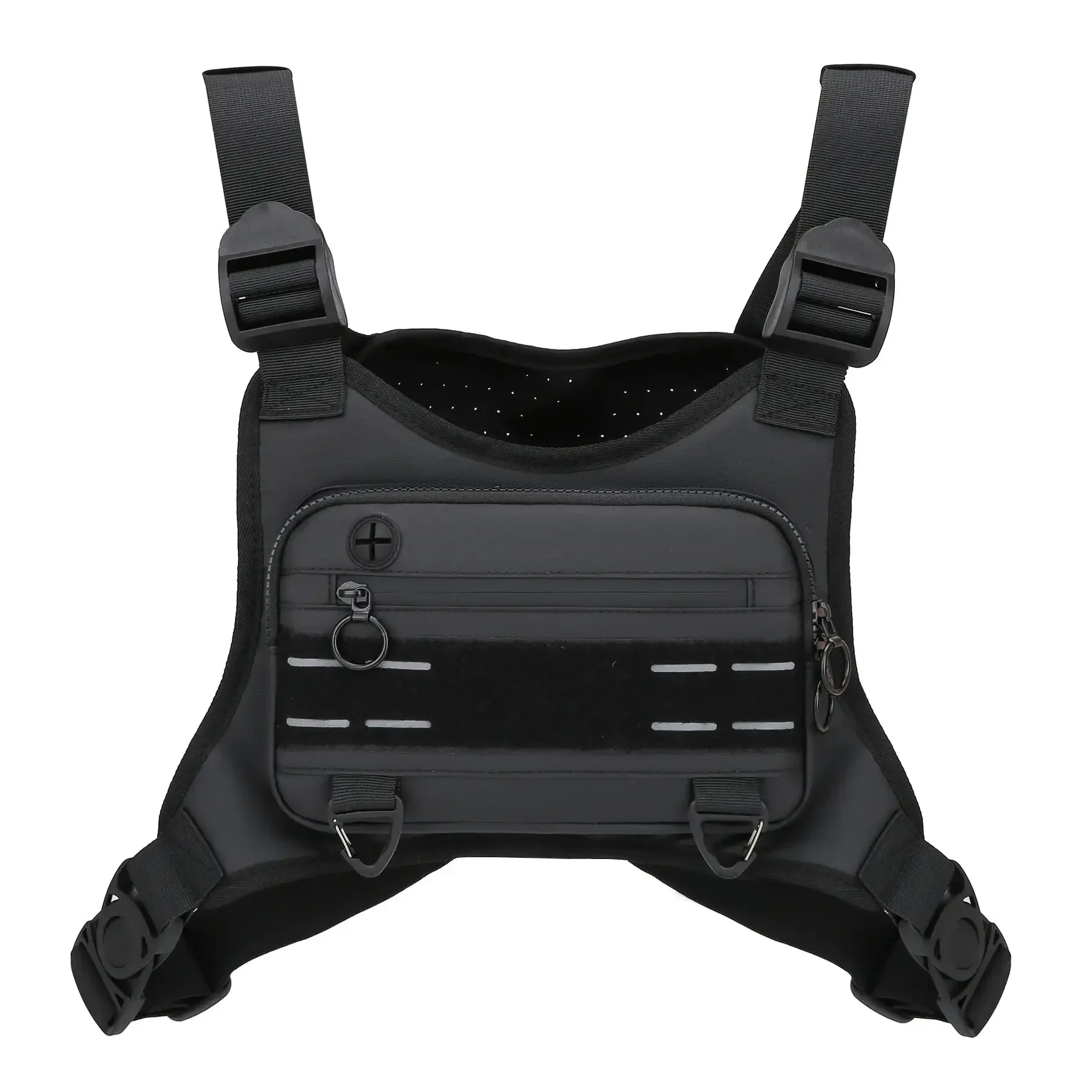 

Водонепроницаемая спортивная нагрудная сумка, легкая нагрудная сумка для бега, со встроенным держателем для телефона и дополнительным отделением для хранения, портативная, для активного отдыха