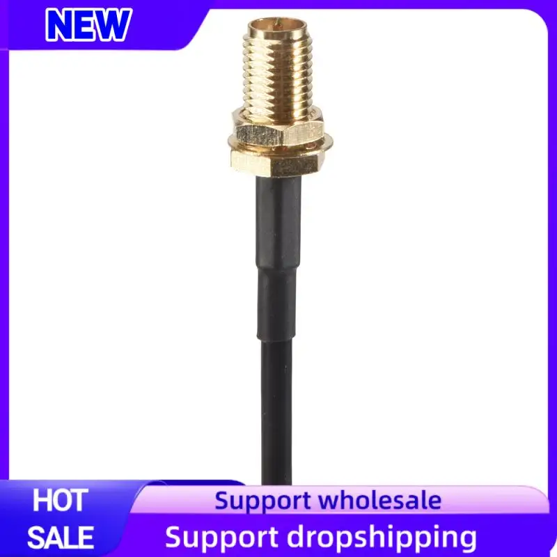 Suitable Black RP-SMA Male To Female Wifi Antenna Connector Extension Cable