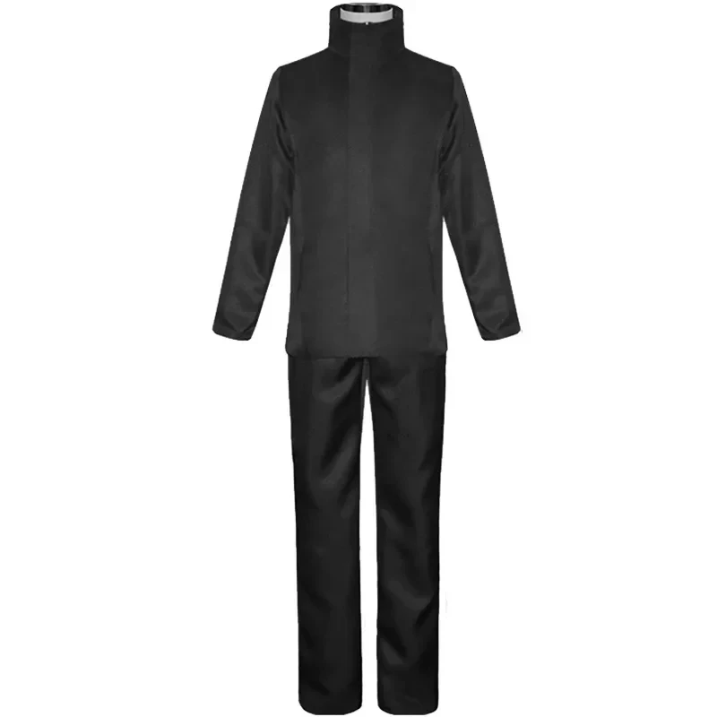 Anime Jujutsu Kaisen Satoru Gojo Cosplay Costume Black Suit Gojo Satoru Cosplay Costume Uniform Halloween for Men Adult