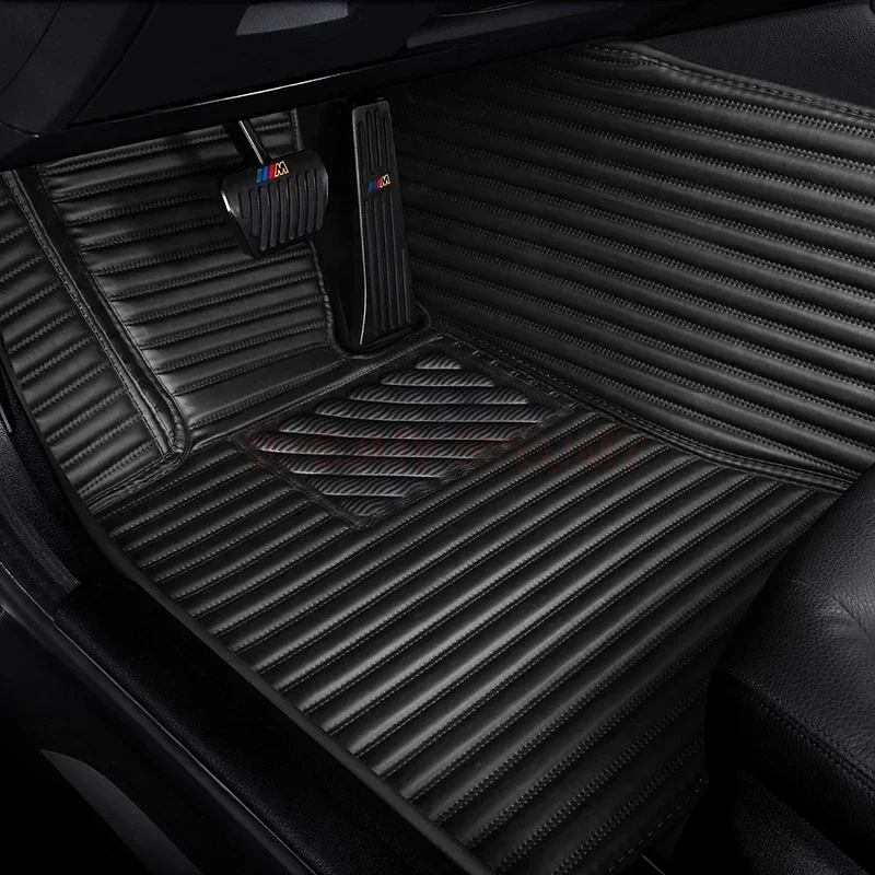 

Custom Luxury Stripes 5D Car Floor Mat for BMW X1 E84 F48 X2 F39 X4 F26 G02 2018-2023 Interior Accessories Carpet