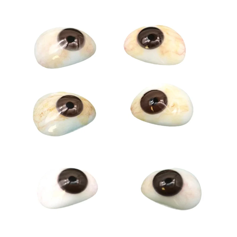 Polymer artificial eye and artificial eye for eye disability displayed in wax images of super artificial eyes after atrophy