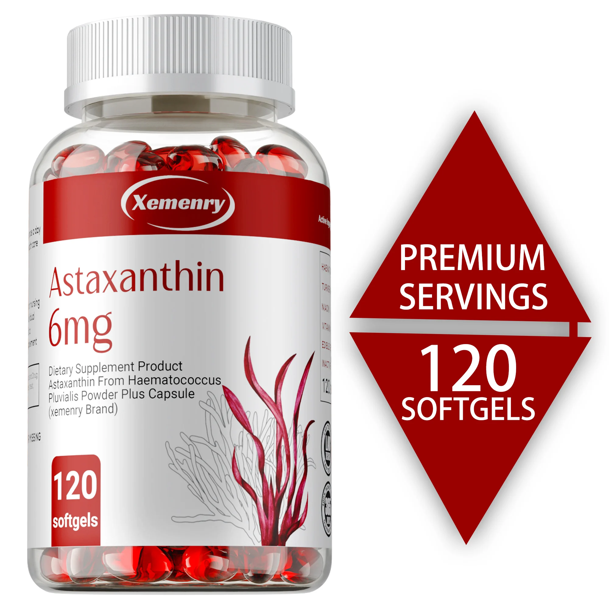 

Астаксантин - для здоровья глаз, суставов и сердечно-сосудистой системы, антиоксидант, улучшает кровообращение, повышает иммунитет, повышает энергию