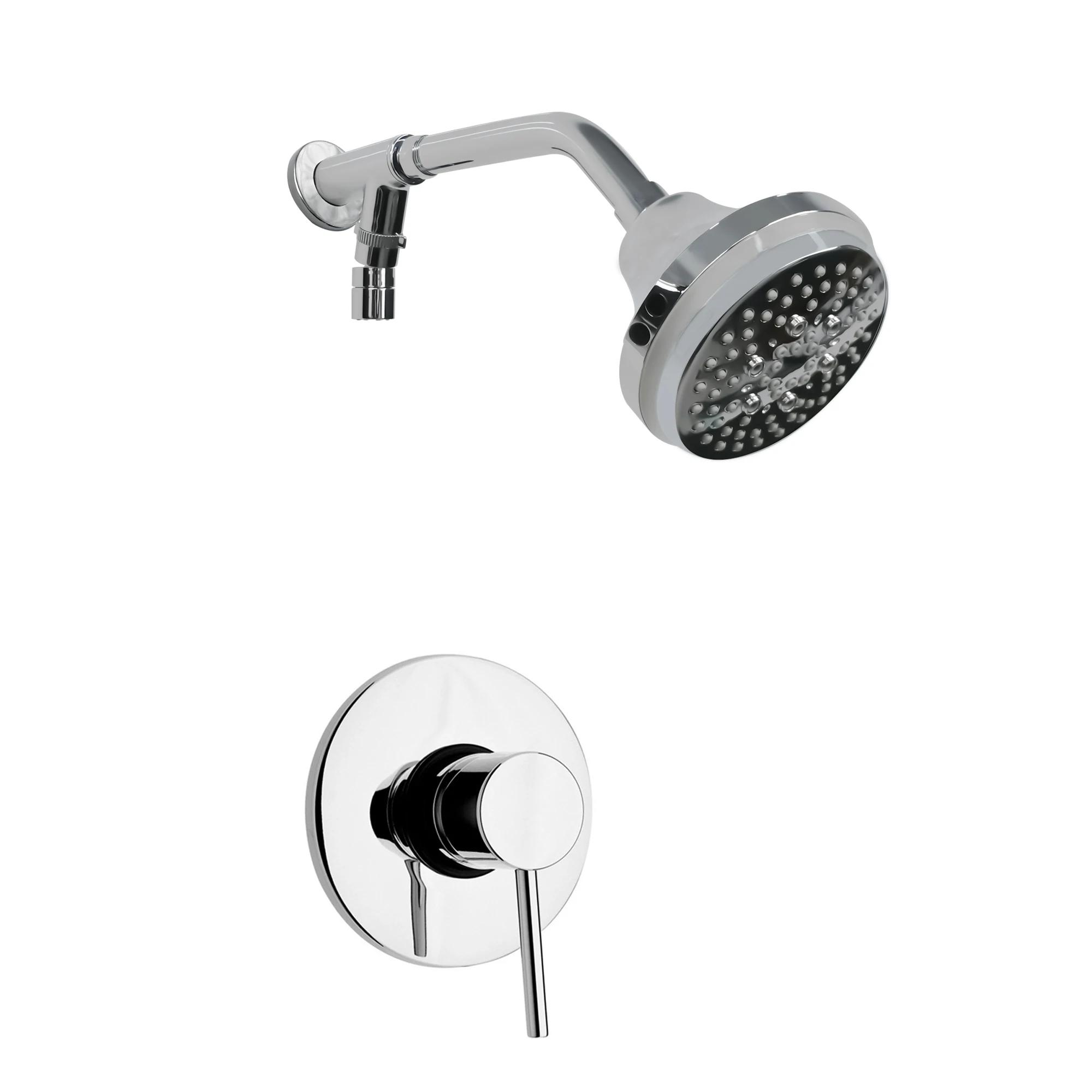 COZZIVITA SFS4127 Four-Functions Hydro-Generator & LED Light Shower Faucet Set,Shower Head and Valve