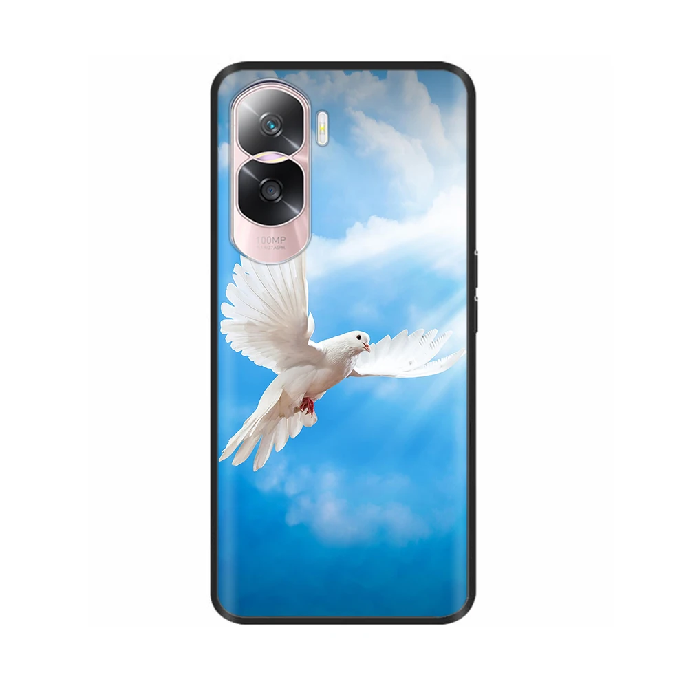 Black Silicone Case For Huawei Honor 90 lite Case Soft Cover for Huawei Honor 90 lite Honor90 Lite Shockproof Shell Cases Fundas image 6