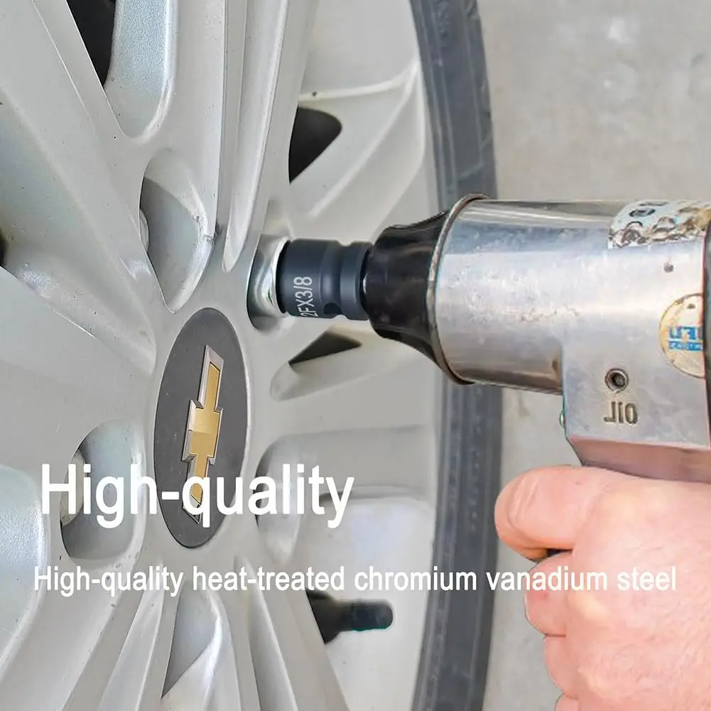 impact Socket Adapter and Reducer Set, 1/4", 3/8", 1/2", 3/4" Chrome Vanadium Steel impact Ratchet/Socket Extension/Conversion K - Image 5