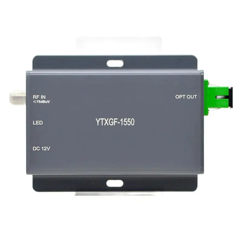 

New 1550nm FTTH CATV Mini Optical Fiber Transmitter NO Power Adapter SC/APC Connector Output Optical Power 10mW wholesale