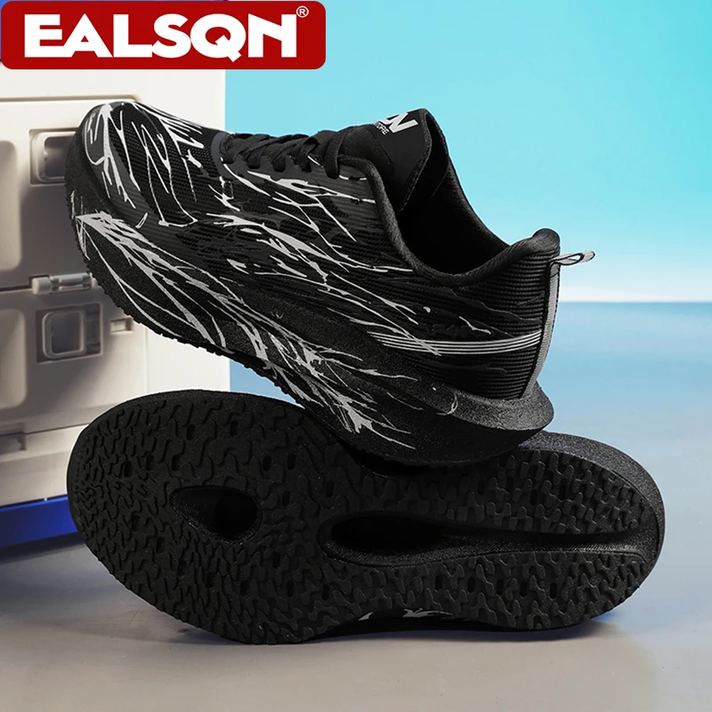أحذية رياضية للتدريب للرجال في الهواء الطلق أحذية رياضية شبكية قابلة للتنفس أحذية ركض مبطنة خفيفة مضادة للانزلاق أحذية تنس كاجوال للزوجين #4