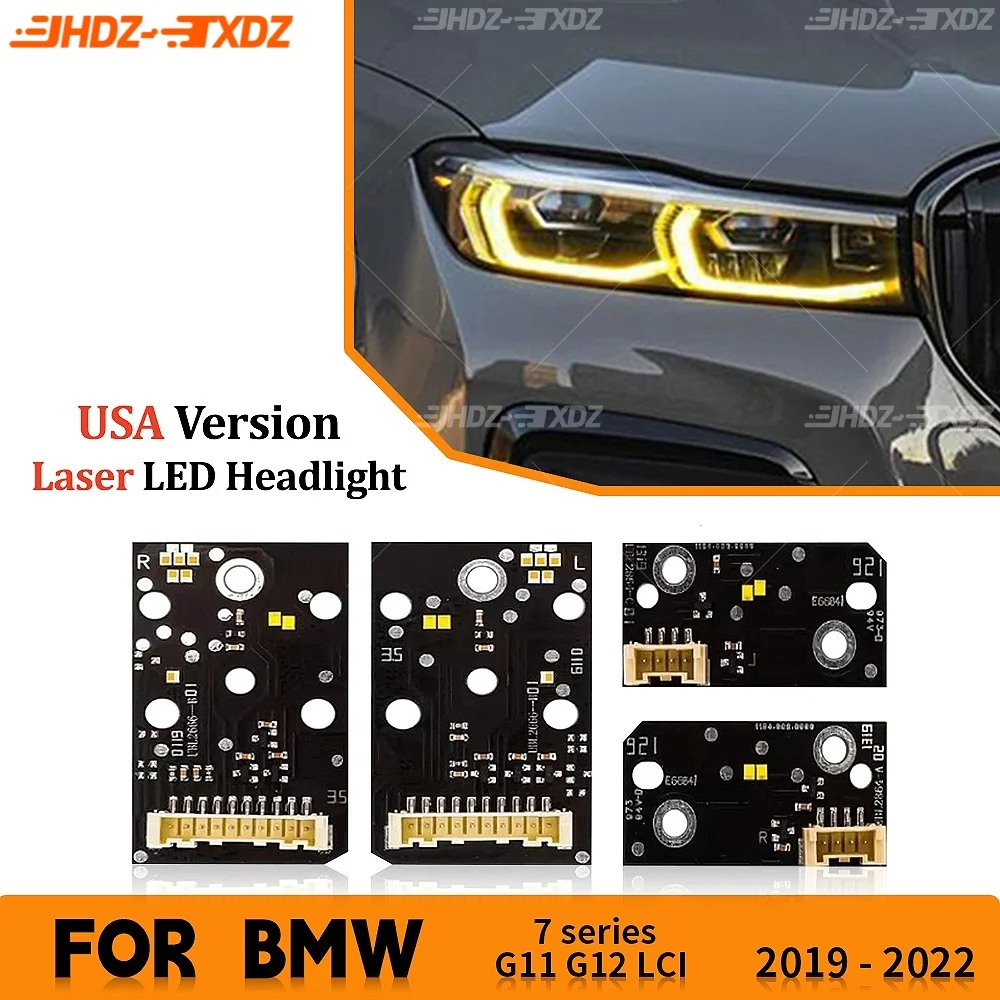 

Non -RGB DRL LED Board Daylight For BMW 7 Series G11 G12 LCI 730i 740i 750iX 2019-22 US Laser Headlight Daytime Running Light