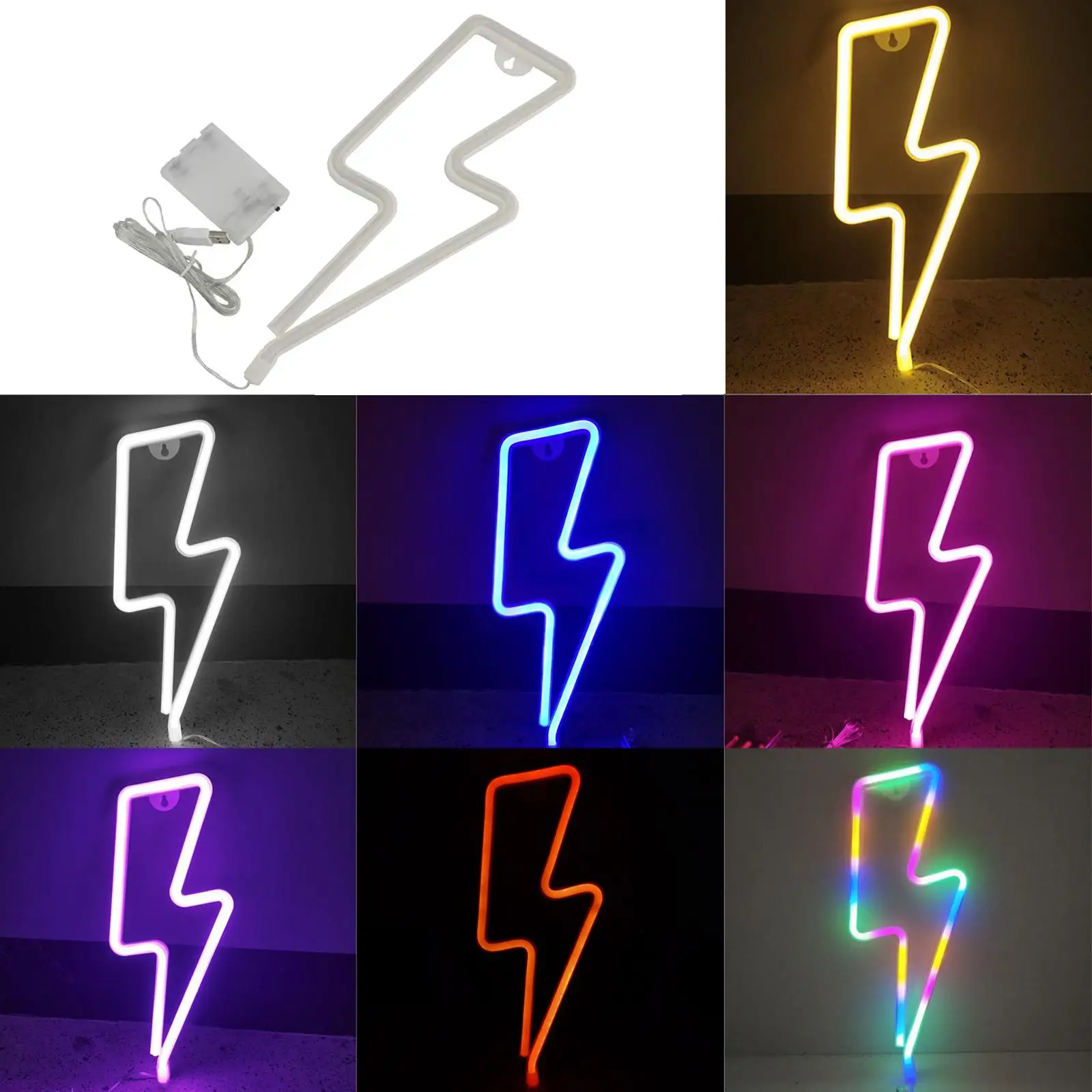 Signs LED Night Lights Decorative USB Lamps Kids Children Room Bedroom Wedding Party