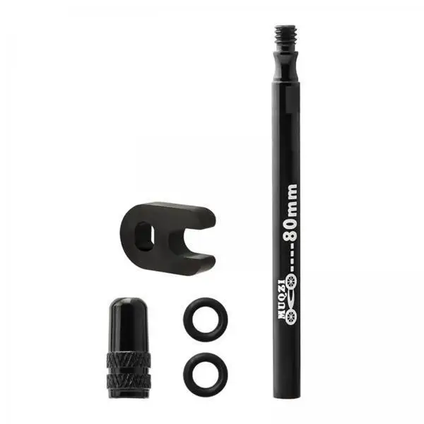 MTB Tubeless Valve Extender 60mm 80mm Set for Rim Tire 29 Mountain Bike Puncture Proof Bicycle Tube Sealant Repair Part
