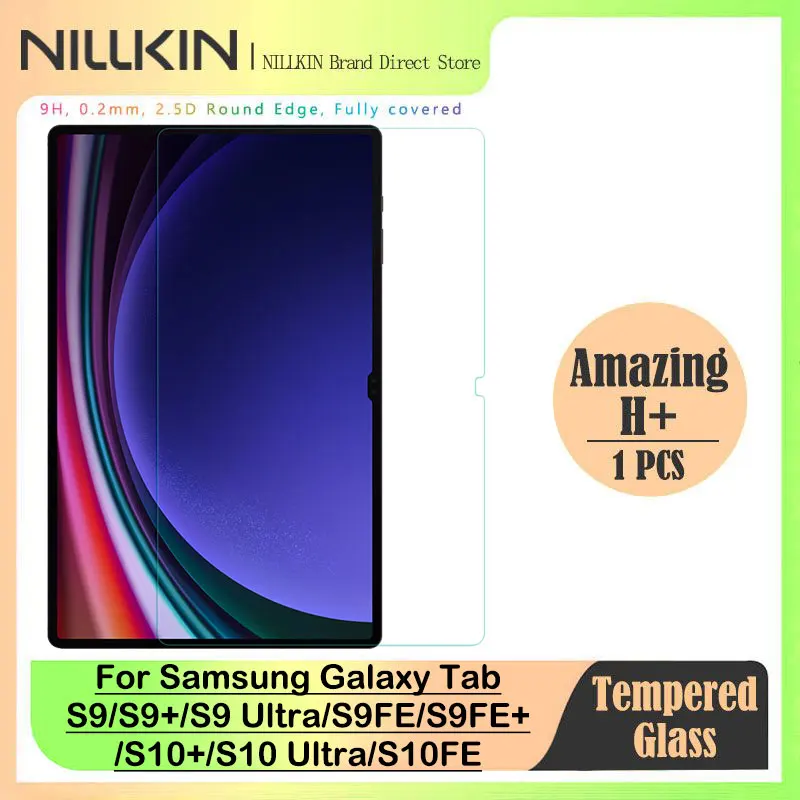 

NILLKIN H+ 9H закаленное стекло с защитой от взрыва для Samsung Tab S9/S9 FE/S10 FE/S9+/S9 FE+/S10+/S9Ultra/S10Ultra, ультратонкое 0,2 мм