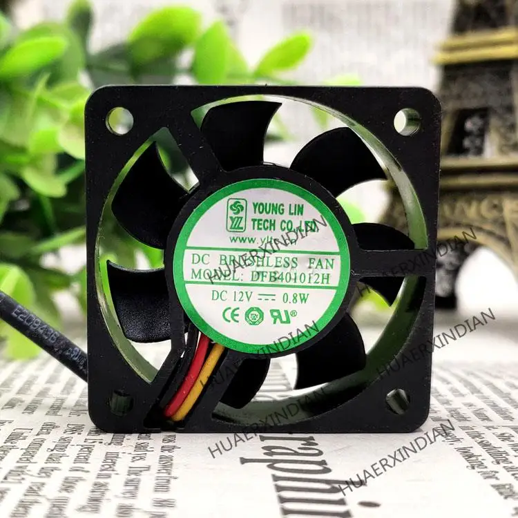 Новый комплект охлаждающего вентилятора DFB401012H, 12 В постоянного тока, 0,8 Вт, 4010 дюйма, 4 см