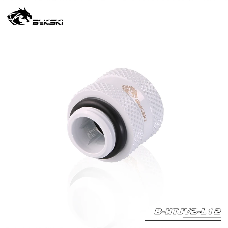 Bykski G1/4 B-HTJV2-L12 12mm Rigid Hard Tube Compress Connector Fitting