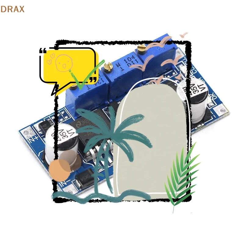 

1Pcs Constant Current Voltage Regulator High Efficiency Low Heat Power Supply LM2596 DC-DC Step-down Module LED Driver