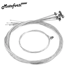 Motoforti-Cable de embrague de acelerador para motocicleta, Cable de acero para freno delantero y trasero, 1,2 M, 1,8 M de largo