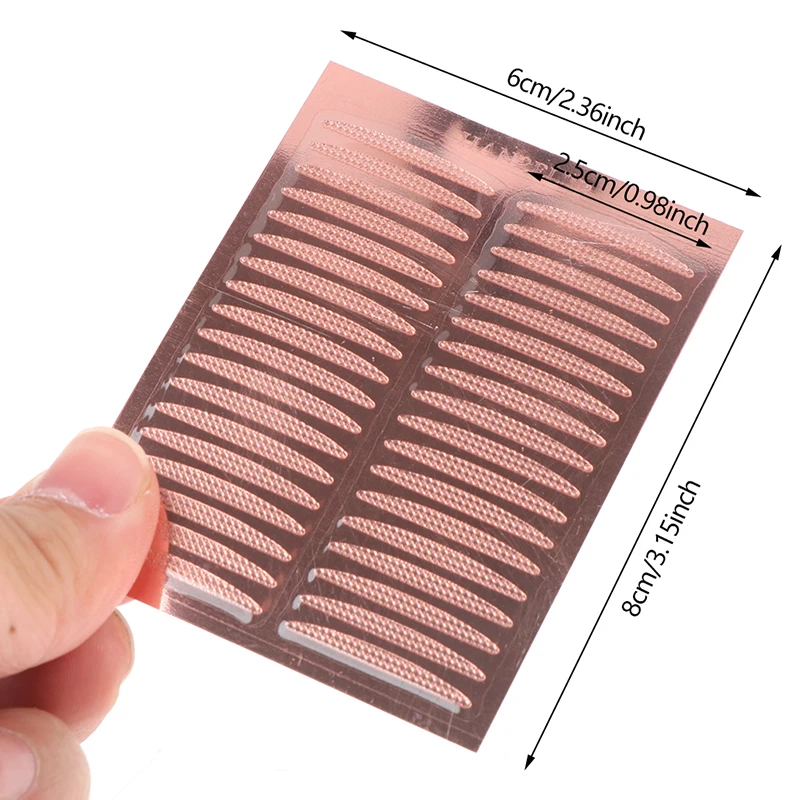 36Pcs Invisible Double Fold Eyelid Tape Sticker Lace Nature Clear Stripe Self-adhesive Natural Eye Makeup Tools