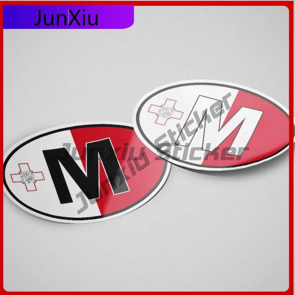 Malta M Sticker Creative Mobile Phones Cars Unique Motorcycle Helmet Letter Boxes Waterproof Scratch Resistant Car Styling Auto