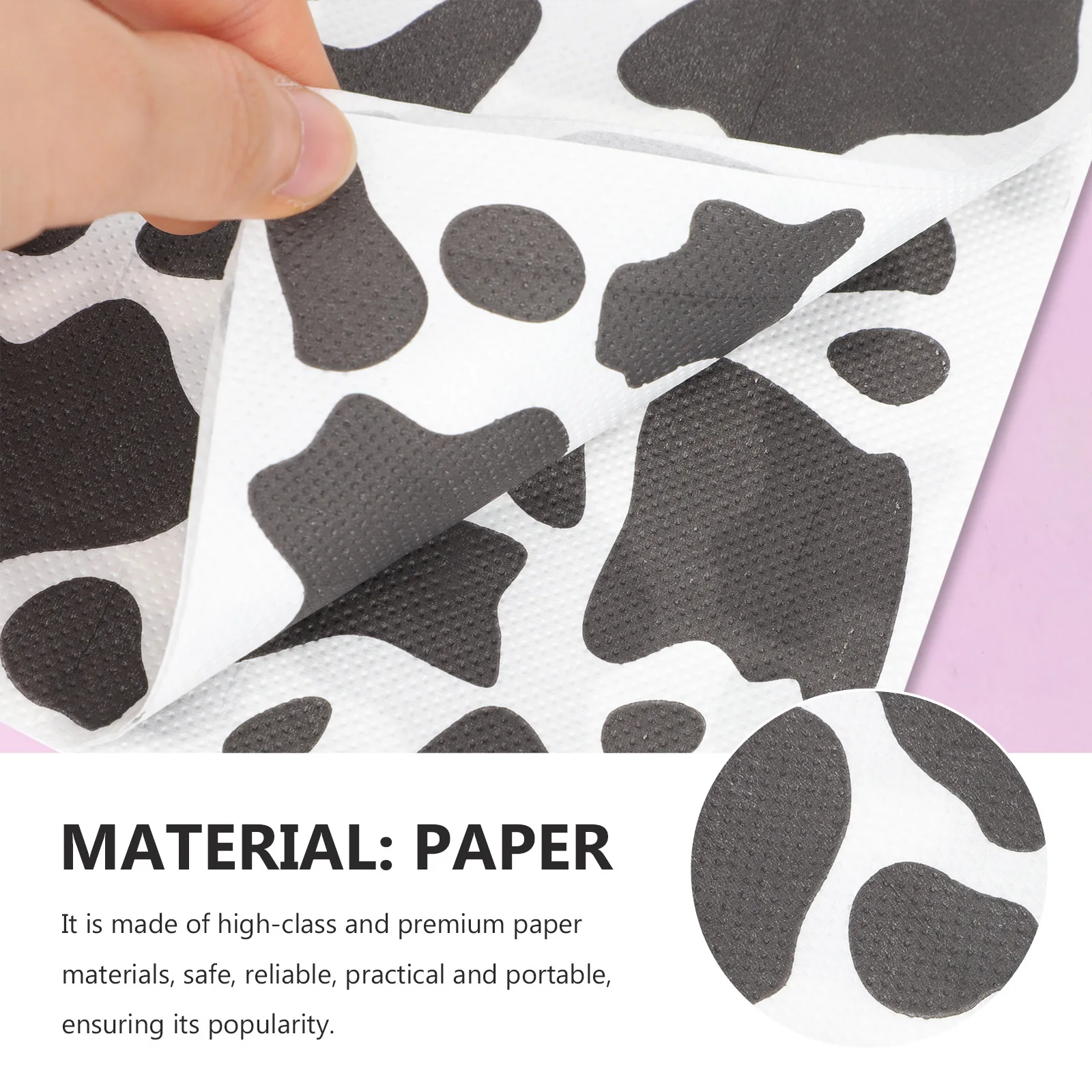 100 Sheets Color Pattern Napkins Creative Party Use Decorative Holiday Paper Napkins Disposable Kitchen Restaurant