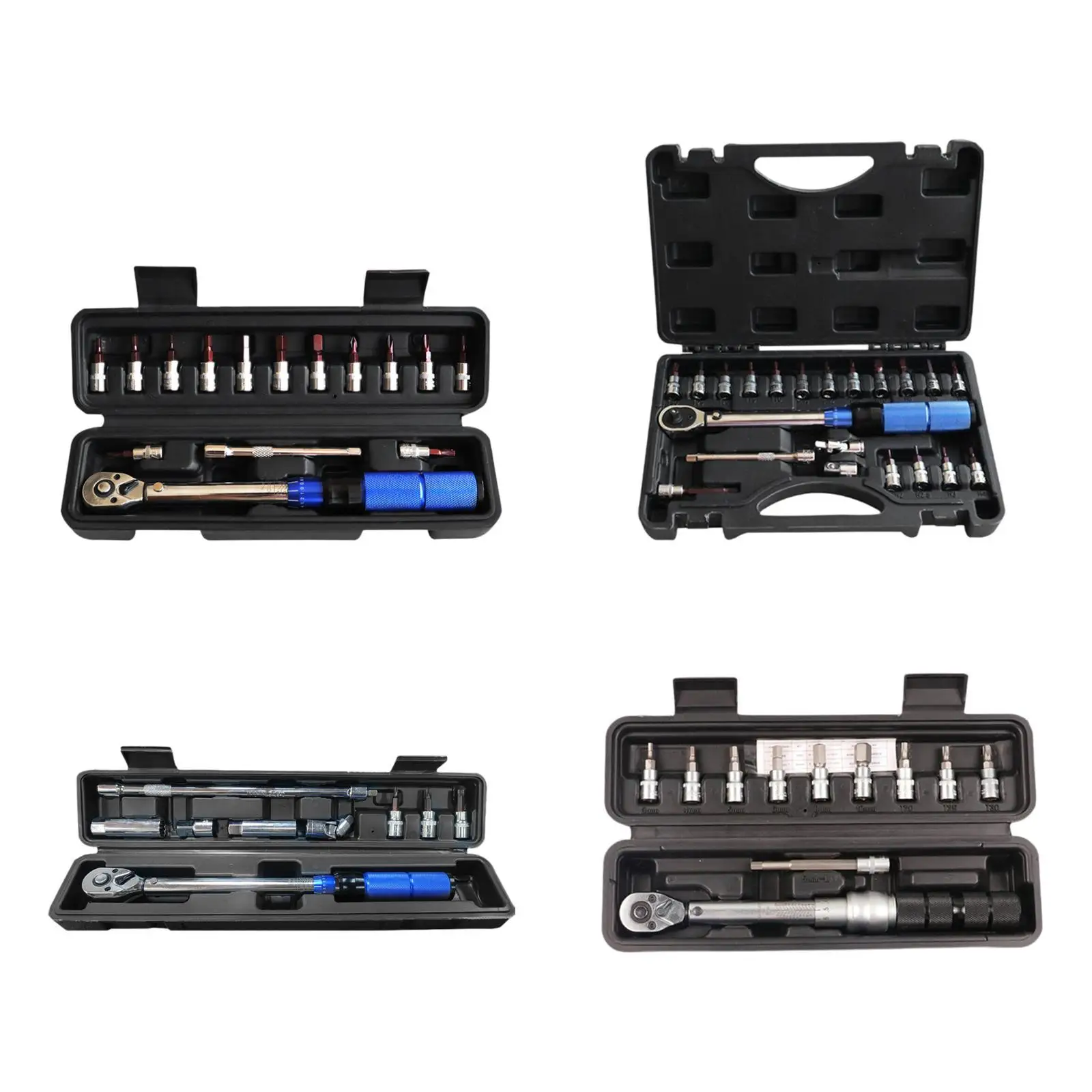 Drive Click Torque Wrench Set with Storage Box Versatile Bicycle Repair Tool