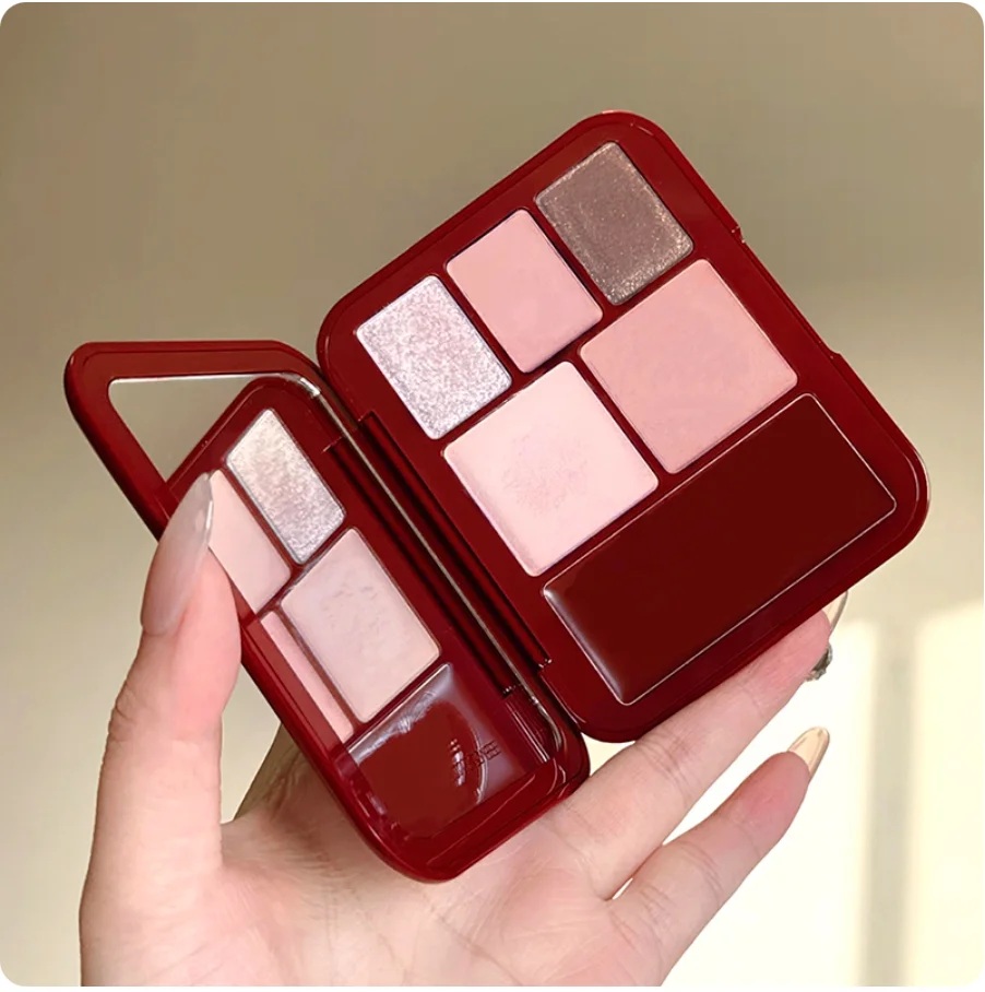 Joocyee クリスマスメイクアップコレクション リップ＆チークバーム グレイズドまたはマット アイシャドウ 多目的クリーム リップスティック ブラッシュクリーム オリジナル