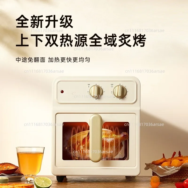 Air fryer household electric oven multi-function visual large-capacity no-turn-over new small electric fryer