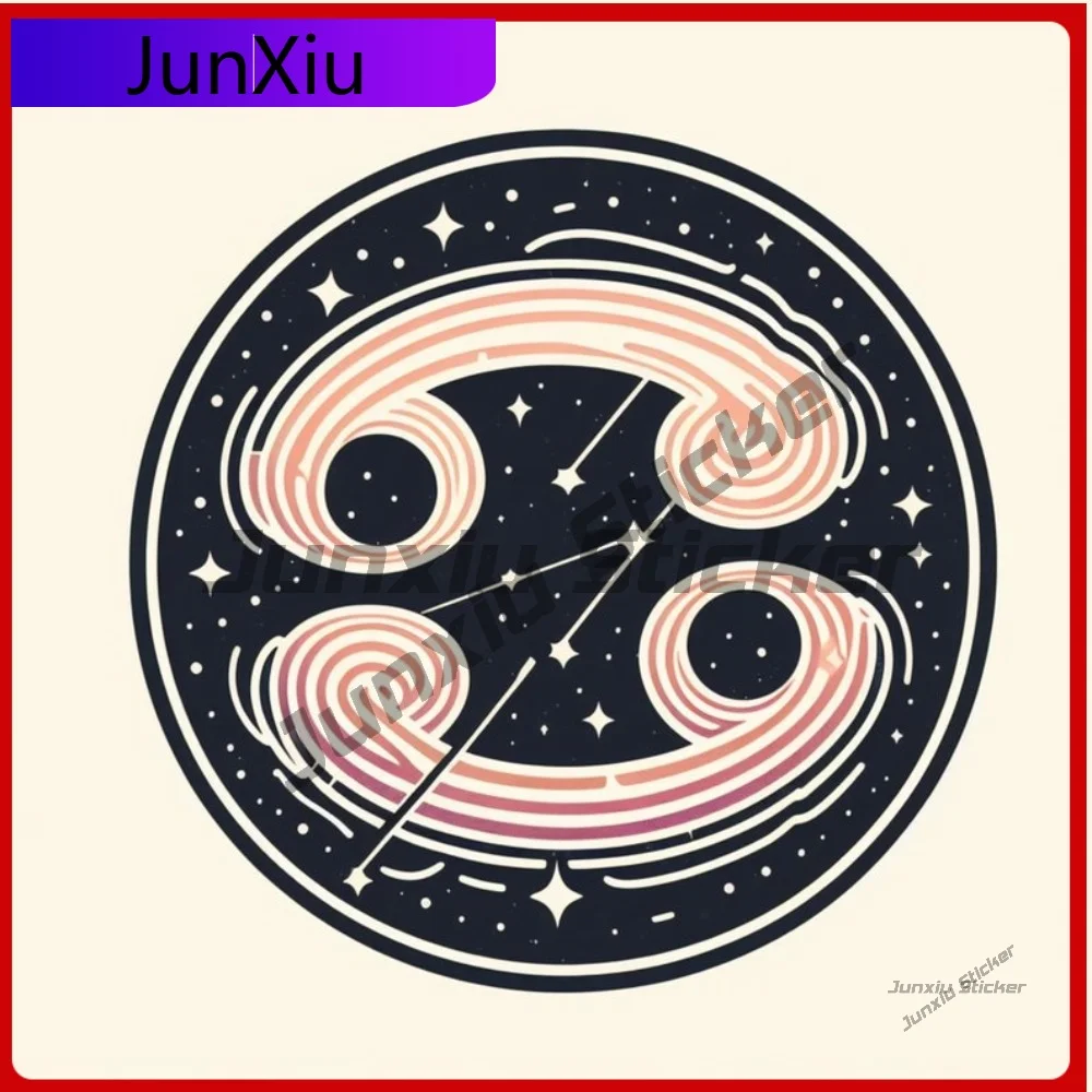 

Unique Zodiac Sign Constellation Sticker Waterproof Vinyl Decal Resistant Scratch Sunproof Surface Protective Outdoor