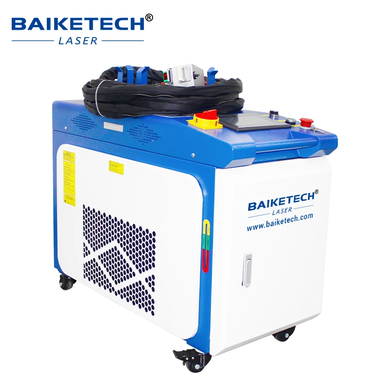 TH-FLC2000D 2000W Raycus Kostenefficiënte Continue Laser Reinigingsmachine Dual Axis Roest Verf Coating Olie Verwijdering Cleaner