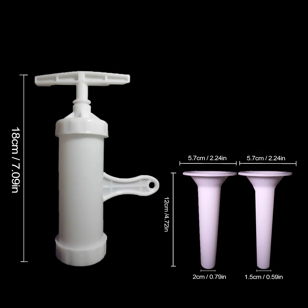 1 Set Plastic Filling Machine for Sausage Stuffer Grinder Meat Poultry Tools Hot Dog Tools Sausage Maker Machine Kitchen Tools