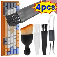 4-1Pcs Stainless Steel Keycap Puller Kits for MacBook Mechanical Keyboard Cleaning Brush Keyboards Removing Fixing Dust Tools