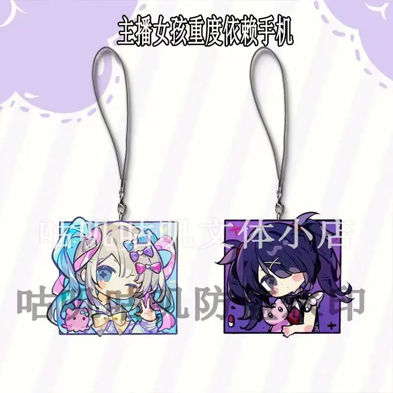 

Super Ten-Chan! Game Peripherals Rain Girl Phone Strap Ame Accessory Super Cute Angel Sauce Phone Straps Bag Accessory Toys Girl