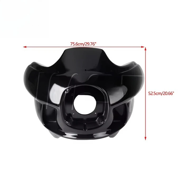 Motorcycle Headlight Upper Lower Fairing Kit for Dyna With Mid-control Models 2006-2017