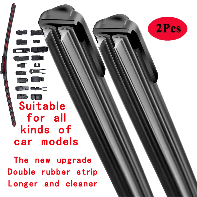 

For Mercedes Benz A Class W176 W177 180 200 220 250D Sedan 2019 2020 2021 Car Brush Double Rubber Windshield Wiper Blades Winter