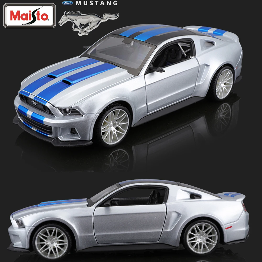 

Maisto 1:24 Ford Mustang Street Racer Supercars Alloy Diecast Cars Model Collection Display Car Model Toys For Adults Children