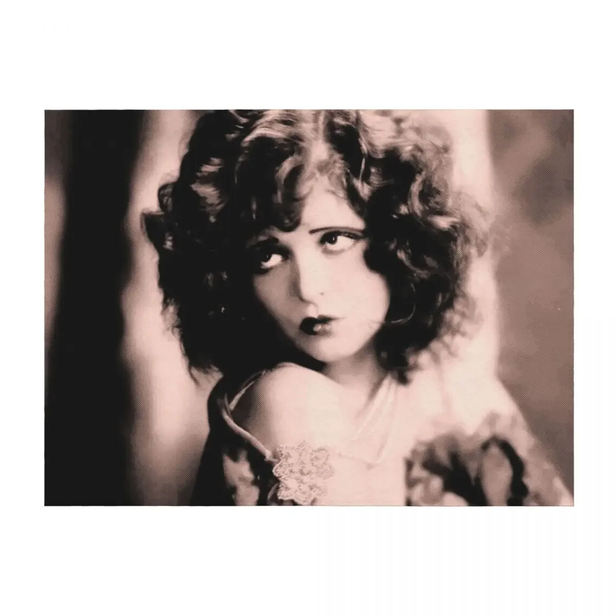 

Clara Bow Throw Blanket Comforter decorative Vintage Blankets For Sofas Blankets
