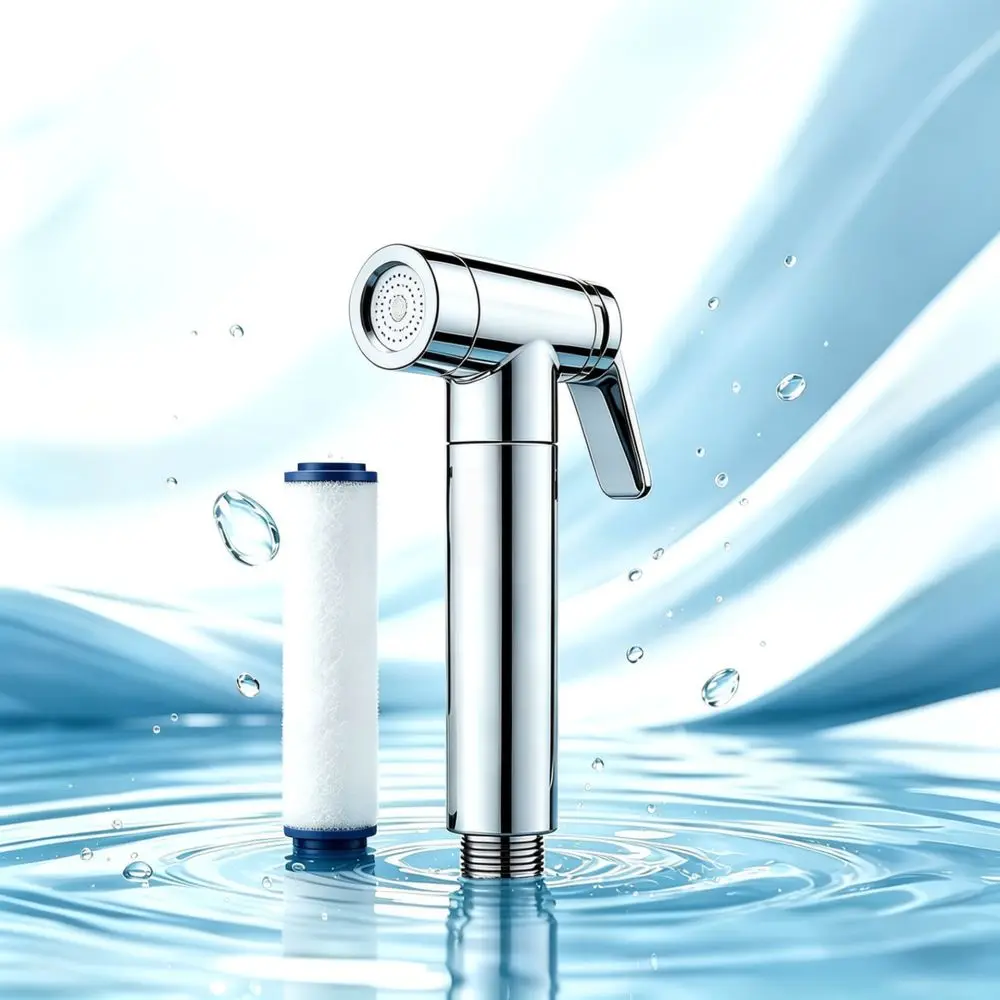 Toilet Bidet Sprayer With Filter Pressurized Handheld Bathroom Cleaning Applicator Abs Hygiene Shower Head Accessory