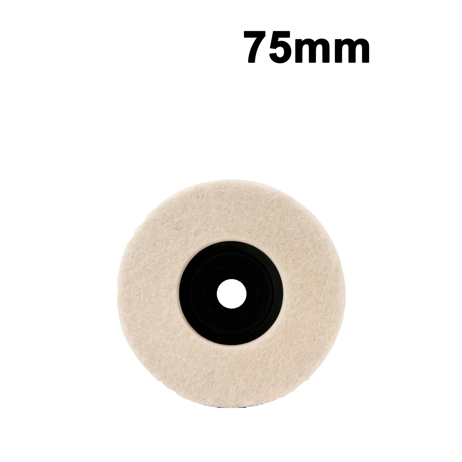 75mm Wool Polishing Wheel Polishing Pads Angle Grinder Wheel Felt Polishing Disc for Metal Marble Glass Ceramic 1PC