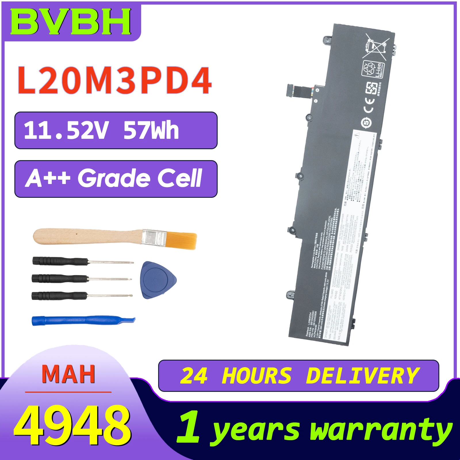 Bvbh L20M3PD4 Batte…