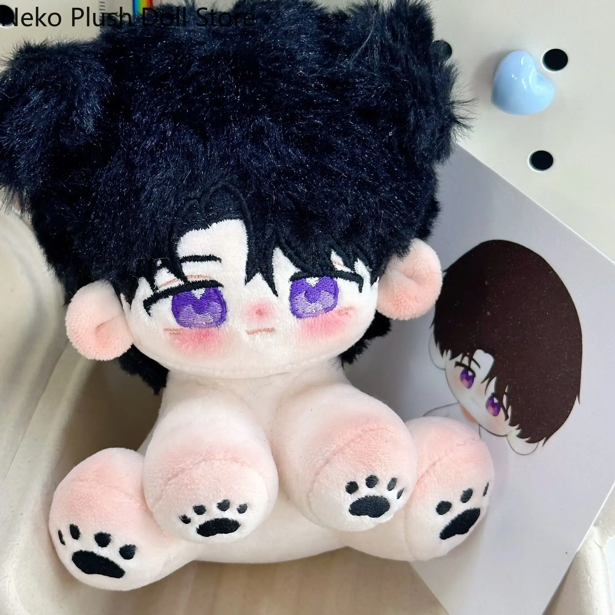 

Game Love and Deepspace Caleb Anime Plush Doll Body Dress Up Clothes Plushies Stuffed Toys Figures Birthday Gift 15cm