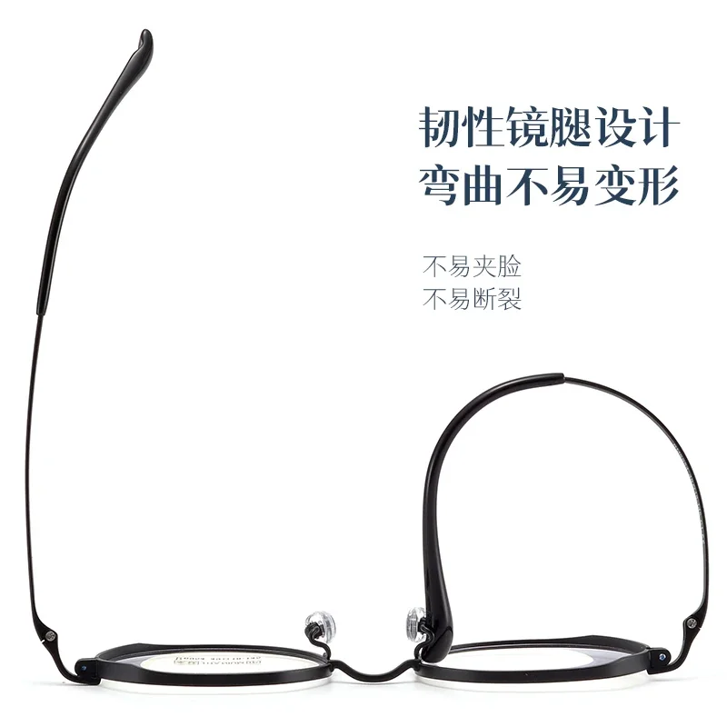 KJDCHD Pure Titanium Eyeglasses Frame Unisex Optical Prescription Myopia Glasses High Quality Vacuum IP Plating for Men Women