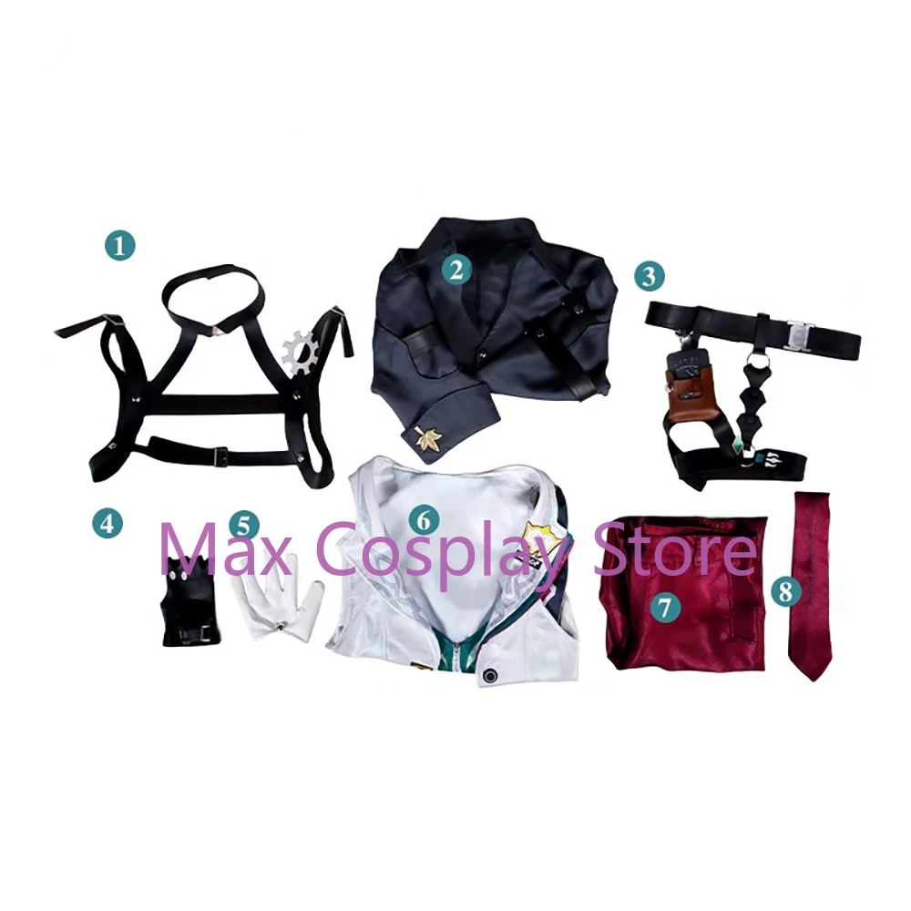 Max Cos Gallagher Cosplay Costume gioco Honkai Star Rail Cosplay Honkai donna uomo Cosplay Gallagher Costume taglia personalizzata