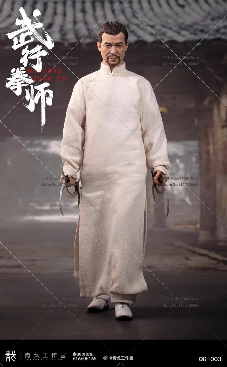 In Magazzino QINGGE Studio QG-003 Scala 1/6 Soldato Maschio Arti Marziali Boxer Cinese Kung Fu Chen Set Completo 12 pollici Action Figure Doll