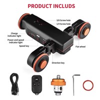 .YELANGU L4X Motorize Slider Rechargeable Camera Dolly Slider Rail for DSLR Camera Camcorder Gopro Smartphone Track Slider